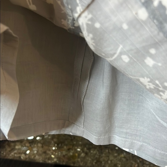 LOFT Silver Pleated cotton silk blend Mini Skirt,  Cocktail - Picture 10 of 11